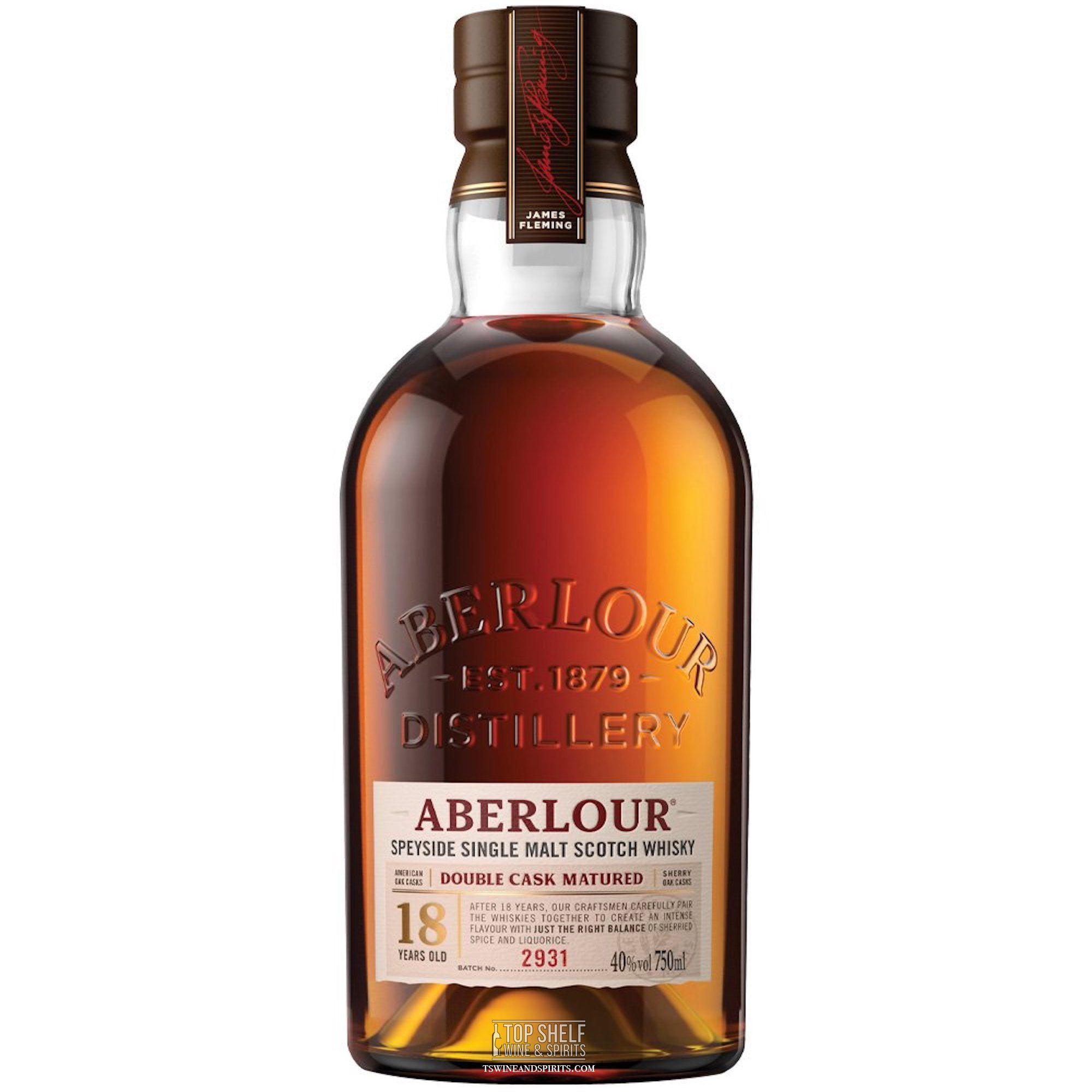 Aberlour Double Cask Matured 18 Year Single Malt Scotch