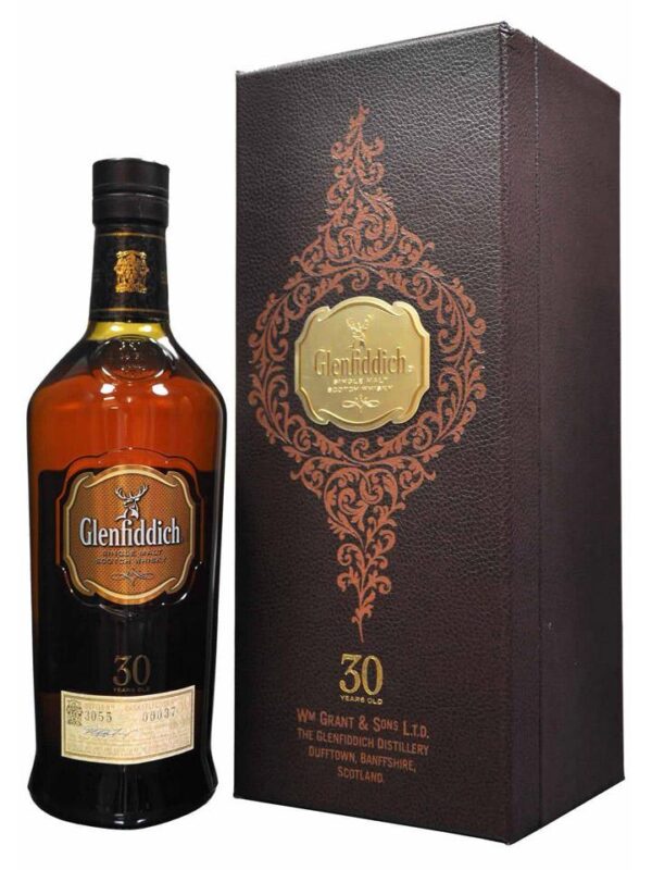 Glenfiddich 30 Year Old Single Malt Scotch Whisky 700mL